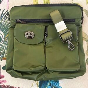 NWOT Olive green Big Skinny Expedition Crossbody Bag